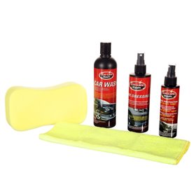 Σετ Καθαρισμού Αυτοκινήτου σε Θήκη - 5 τμχ.
