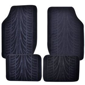 Πατάκια Αυτοκινήτου Μαύρα - 4 τμχ.