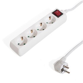 Πολύμπριζο 4 Θέσεων με Διακόπτη & Παιδική Ασφάλεια Πολύμπριζο 4 Θέσεων με Διακόπτη & Παιδική Ασφάλεια