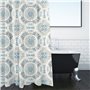 Κουρτίνα Μπάνιου Μπλε Tiles 180x180 cm