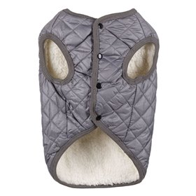 Μπουφάν Κατοικιδίου Γκρι Καπιτονέ Μπουφάν Κατοικιδίου Γκρι Καπιτονέ