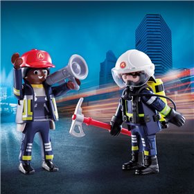Playmobil Duo Pack Πυροσβέστες ΕΜΑΚ