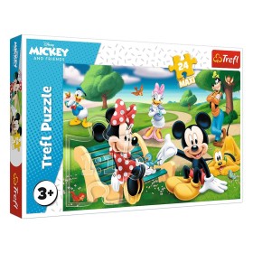 Παζλ MICKEY &amp MINNIE με Παρέα στο Πάρκο (24 Κομμάτια) - Trefl