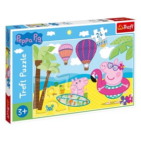 Παζλ PEPPA Maxi Αερόστατο (24 Κομμάτια) - Trefl