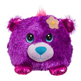 Λούτρινη Μπαλόφατσα Μωβ Αρκουδάκι 30 cm