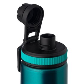 Παγούρι Ανοξείδωτο Τυρκουάζ Ματ Drink More Water 700 ml