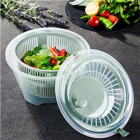 Στραγγιστήρι - Σουρωτήρι Λαχανικών Χειροκίνητο Πλαστικό Πράσινο 4.4 lt