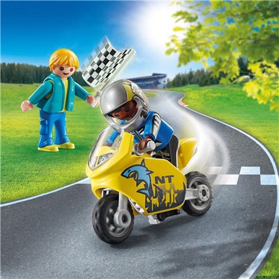 Playmobil Παιδάκια σε Αγώνες Μοτοσυκλέτας