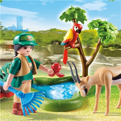 Playmobil Gift Set &quotΦροντιστής Ζωολογικού Κήπου με ζωάκια&quot