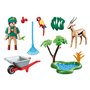 Playmobil Gift Set &quotΦροντιστής Ζωολογικού Κήπου με ζωάκια&quot