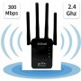 Andowl Q-A45 WiFi Extender Single Band (2.4GHz) 300Mbps με 2 Θύρες Ethernet