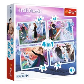 Παζλ FROZEN 2 4 Σε 1 - Trefl