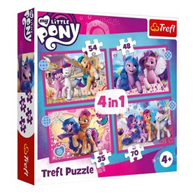 Παζλ My Little Pony &amp Friends 4 Σε 1 - Trefl