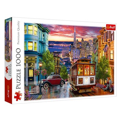 Παζ Πίνακας San Francisco Τραμ (1000 Κομμάτια) - Trefl