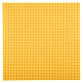 Βάση για Τουβλάκια Κατασκευών Κίτρινο 40x40 cm