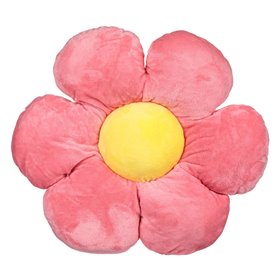 Μαξιλάρι Διακοσμητικό Λουλούδι Ροζ 36x36x8 cm