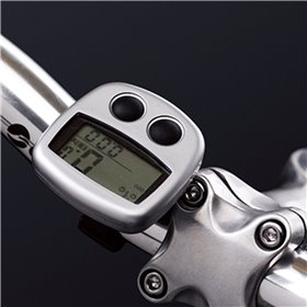 Ταχύμετρο Ποδηλάτου Ασημί με 13 Λειτουργίες