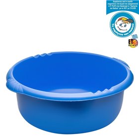 Λεκάνη Πλαστική Στρογγυλή Μπλε 35 lt