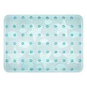 Αντιολισθητικό Πατάκι Μπάνιου Τυρκουάζ Αστερίες 65x43 cm