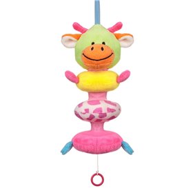 Κρεμαστό Παιχνίδι Καροτσιού Καμηλοπάρδαλη με Δόνηση 15 cm