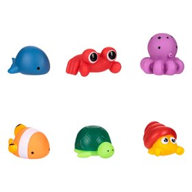 Παιχνίδι Μπάνιου Ζώα της Θάλασσας - 6 τμχ.