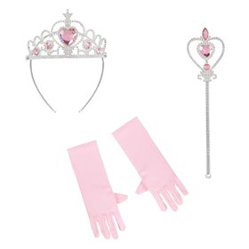 Σετ Πριγκίπισσας Στέκα Ραβδί Γάντια - 3 τμχ.