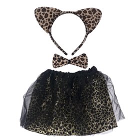 Σετ Μεταμφίεσης Φούστα Λεοπάρ &amp Αξεσουάρ