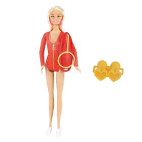 Κούκλα Μανεκέν Ναυαγοσώστρια με Σωσίβιο &amp Κυάλια