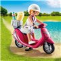 Playmobil Κοπέλα με Σκούτερ