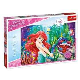 Παζλ PRINCESS Ariel Βυθός (100 Κομμάτια) - Trefl
