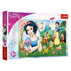 Παζλ Χιονάτη με τους 7 Νάνους (100 Κομμάτια) - Trefl