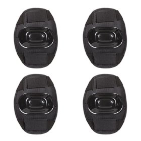 Σετ Προστασίας Skateboard Μαύρα - 4 τμχ.