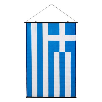 Ελληνική Σημαία Κρεμαστή Τοίχου 74x108.5 cm