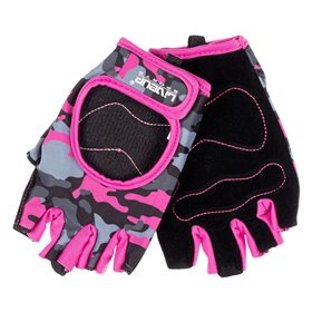Γάντια Γυμναστικής Γυναικεία Μαύρα Φούξια