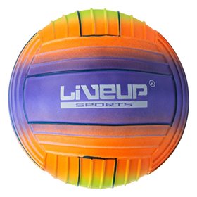 Μπάλα Παραλίας Χρωματιστή Ανάγλυφη Ρίγα 21.5 cm