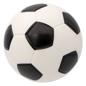 Μπάλα Ποδοσφαίρου Ασπρόμαυρη Soft 15 cm Μπάλα Ποδοσφαίρου Ασπρόμαυρη Soft 15 cm
