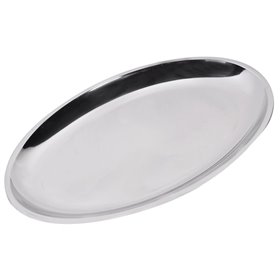 Πιατέλα Οβάλ Μεταλλική 30 cm