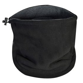 Αθλητικό Περιλαίμιο Fleece Μαύρο Κορδόνι 30x25 εκ