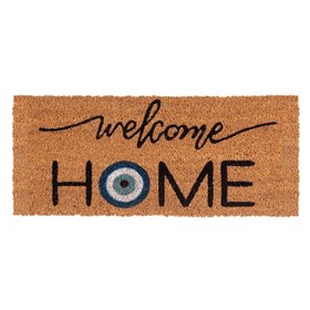 Πατάκι - Χαλάκι Σκαλοπατιού Εξώπορτας Μάτι &quot Welcome Home&quot 60x25cm