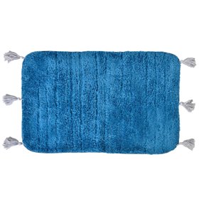 Χαλάκι Μπάνιου Πετρόλ Φούντες 40x60