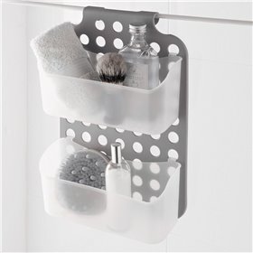 Ράφι Μπάνιου Πλαστικό Λευκό 2 Θέσεων Ράφι Μπάνιου Πλαστικό Λευκό 2 Θέσεων