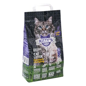 Άμμος Υγιεινής Συγκολλητική για Γάτες Άρωμα Λεβάντας 5 kg.