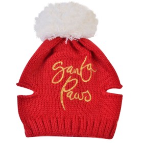 Χριστουγεννιάτικο Σκουφί Σκύλου Κόκκινο 20 cm Χριστουγεννιάτικο Σκουφί Σκύλου Κόκκινο 20 cm