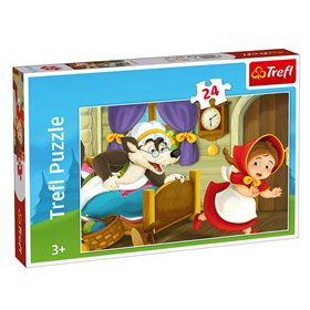 Παζλ Κοκκινοσκουφίτσα με τον Λύκο ( 24 Κομμάτια) - Trefl