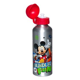 Παγούρι Αλουμινίου Ασημί MICKEY 500 ml Παγούρι Αλουμινίου Ασημί MICKEY 500 ml