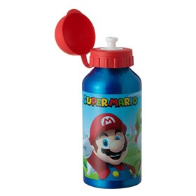 Παγούρι Αλουμινίου Μπλε Κόκκινο Super Mario 400ml  Παγούρι Αλουμινίου Μπλε Κόκκινο Super Mario 400ml