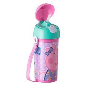 Παγούρι Παιδικό Pop Up Ροζ Βεραμάν Peppa 500ml Παγούρι Παιδικό Pop Up Ροζ Βεραμάν Peppa 500ml