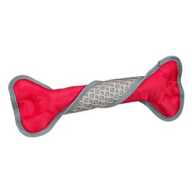 Παιχνίδι Σκύλου Κόκκαλο Κόκκινο Γκρι 33 cm