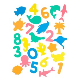 Παιχνίδι Μπάνιου Αφρώδη Ζωάκια &amp Αριθμοί 26 τμχ.