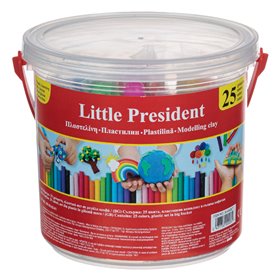 Κουβάς Πλαστελίνες 25 Διαφορετικά Χρώματα Καλούπια Εργαλεία &amp Πλάστη - 425 g